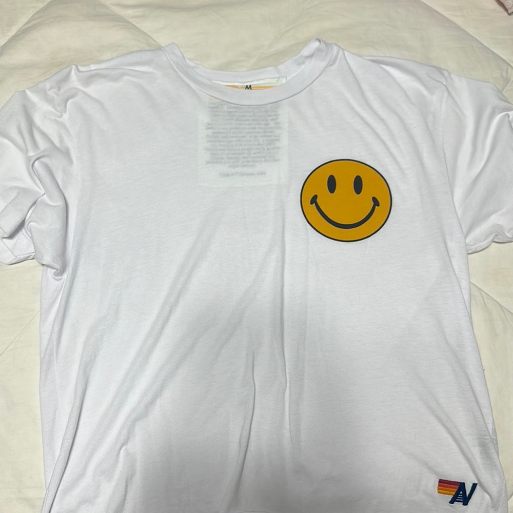 aviator nation smiley tee